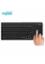 Rapoo Wireless Touchpad Keyboard (K2600) (Black). image