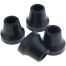 5/8 inch (16mm) Soft Replacement Rubber Tip for Walking Stick - Crutch Stability and Support - 4 Pcs image