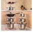 5 Layer Multipurpose Cookware Organizer – Adjustable Pot Rack for Pans, Lids image