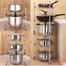 5 Layer Multipurpose Cookware Organizer – Adjustable Pot Rack for Pans, Lids image
