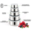 5 Pcs Set Protect Fresh High Quality Stainless Steel Food Box image