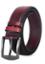Antique Maroon Black Leather Belt for Men SB-B58 image