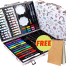 66 PCS Paint Painting Set Children's Art Supplies Marker Painting Set Watercolor Pen Set Art Supplies for Painting - Free Handmade Drawing Pad A5 Size 20 Pages image