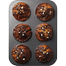 6 Cups Carbon Food Grade Stainless Steel Mini Muffin Bun Tray image