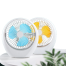 6 Inch Mini USB Rechargeable Fan Portable Silent Electric Office Fan image