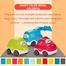 6 Pcs Cartoon Car Set Toy for Baby and Toddler Unbreakable (801) image