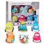 6 Pcs Cartoon Car Set Toy for Baby and Toddler Unbreakable (801) image