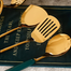 6 Pcs Luxury Kitchen Cooking Set Stainless Steel Crockery Sets Utensils Shovel Spoon Nordic Cookware Ceramic Handle image