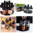 6-Pcs Spices Seasoning Bottles Jars with Spoon Rotation Base image