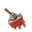 Toggle ON-OFF-ON Switch 6-Pin DPDT DC Moto Reverse image