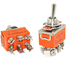 Toggle ON-OFF-ON Switch 6-Pin DPDT DC Moto Reverse image