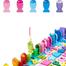 6 in 1 Multifunctional logarithmic Fishing Game Montessori Kids Educational Wooden Puzzle Games Count Numbers Matching Board image