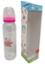 Alpha Baby Feeding Bottle with Soft Silicone Nipple 240ml (Glass) - Pink image