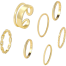7 Pcs Finger Rings Set for Girls or Women Gold image