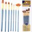 Paint Brush Set and 1 Pcs Artist Color Round Palette- 7 Pcs image