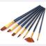 Paint Brush Set and 1 Pcs Artist Color Round Palette- 7 Pcs image