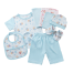 8 Pieces Baby Gift Set – Newborn Essentials Clothing and Accessories Combo image