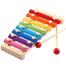 8 Scale Wooden Frame Style Xylophone Hand Knock Piano Funny Educational Toys for Childrens image