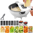 9 in 1 Vegetable Cutter With Basket image