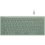 A4Tech FBX51C (Mini) (Bluetooth Plus 2.4G) RECHARGEABLE (Typc-C) WIRELESS Keyboard - English Layout Matcha Green image