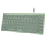 A4Tech FBX51C (Mini) (Bluetooth Plus 2.4G) RECHARGEABLE (Typc-C) WIRELESS Keyboard - English Layout Matcha Green image