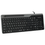 A4Tech FK25 Section -2 Compact Size Usb Multimedia Keyboard With Mobile Stand Black image