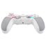 A4Tech GPW70 Rgb Dual Vibration 3 Level Turbo Speed (2.4 G Wireless Plus Type C) Rechargable Gamepad Sports White image
