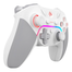 A4Tech GPW70 Rgb Dual Vibration 3 Level Turbo Speed (2.4 G Wireless Plus Type C) Rechargable Gamepad Sports White image