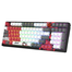 A4Tech WS98 Rgb Blms Red Switch Bluetooth 5.1 Plus 2.4g Plus Wired Dual-coreeless Mechanical Gaming Key Wirboard Naraka image