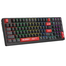 A4Tech WS98 Rgb Blms Red Switch Bluetooth 5.1 Plus 2.4g Plus Wired Dual-core Wireless Mechanical Gaming Keyboard Sports Red image