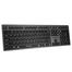A4tech Fstyler FBX50C 2.4G Bluetooth Rechargeable Type-C Multi-Mode Wireless Keyboard-Grey image