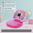 ABCD Words And Number Battery Operated Kids Laptop With LED Display And Music image