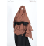 Glam Touch Abru 3 Layer Hijab Niqab Set image