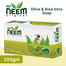 ACI Neem Original Olive and Aloe Vera Soap 100gm image