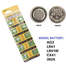 AG3 LR41 LR736, SR736 392A Alkaline Battery - Ten Piece Use For Laser Pointers Watches image