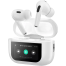 AIRPODS PRO 2ND GENERATION, WITH DISPLAY TOUCH SCREEN WIRELESS EARBUDS, WITH- ANC ACTIVE NOISE CANCELLATION, TYPE-C FAST CHARGING - WHITE image