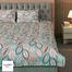 ALLORA Fallen Leaves Print Bed Sheet – Pink image
