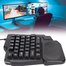 AMC TECH GK103S Single Handed USB With Mechanical Feel Keyboard image