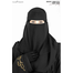 Glam Touch Ameera - Saudi Style Double Part Short Niqab image