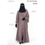 Glam Touch Ayaat Open Button Abaya image