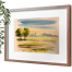 Mahmudur Rahman Rial A Couple of Tree Watercolor Landscape - (18x15) Inches image