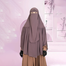 Aania Instant Frill Hijab And Niqab Set | Mocha image