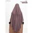 Aania Instant Frill Hijab And Niqab Set | Mocha image