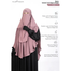 Glam Touch Aania Instant Frill Hijab And Niqab Set image