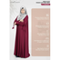 Glam Touch Abaya Al-Afiya Sleeve Tassel Abaya image