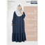 Glam Touch PlusAbaya Al-Bashira Front Open Snap Button Abaya image