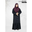 Glam Touch Abaya Al-Bashira Front Open Snap Button Abaya image