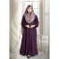 Abaya Al Haneen-Premium Show Button Abaya | Wine image