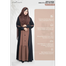 Glam Touch Abaya Al-Khusbu-Shrug Style Single Part Abaya image