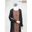 Glam Touch Abaya Al-Khusbu-Shrug Style Single Part Abaya image
